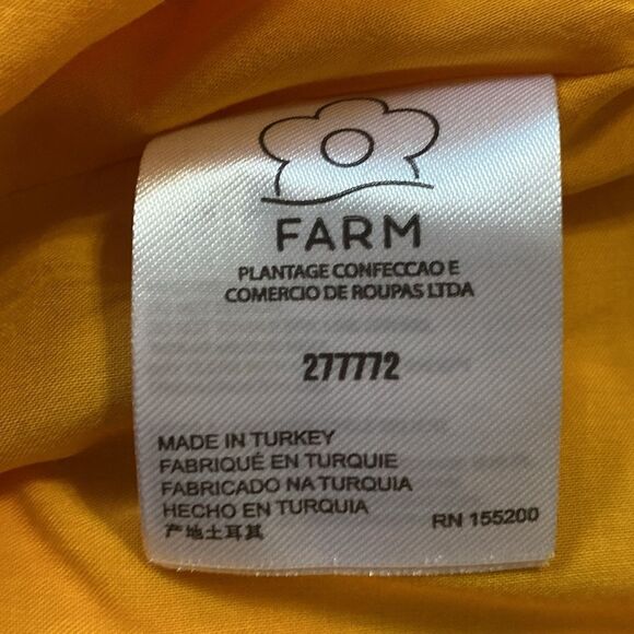 🌺 🆕 🌸 Anthropologie Farm Rio Rainbow Stripe Midi Dress🌺 - Picture 9 of 15